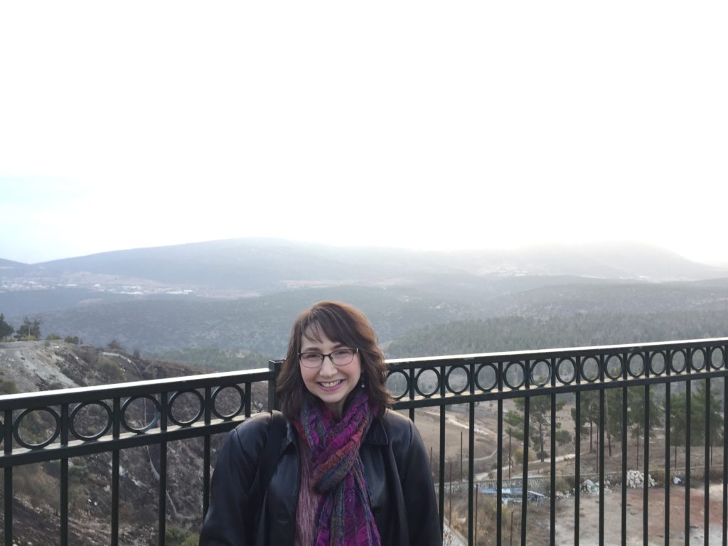 Dana Rubin-Winkelman in Tzvat in northern Israel.